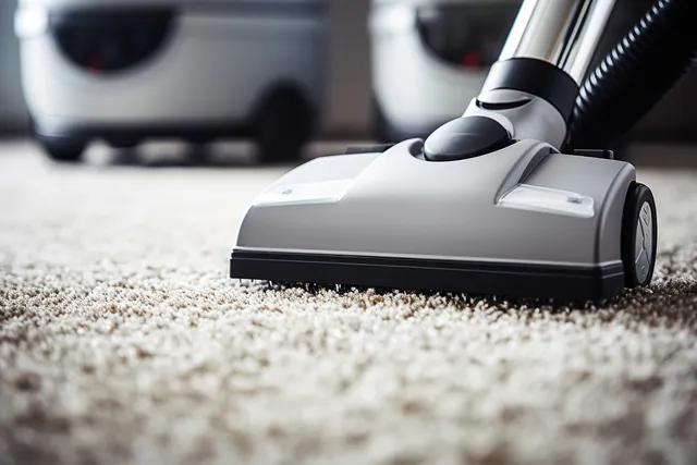 Cleaning a light-coloured carpet